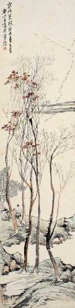 郑午昌花鸟,丝鬓散人郑午昌百幅绘画作品赏析