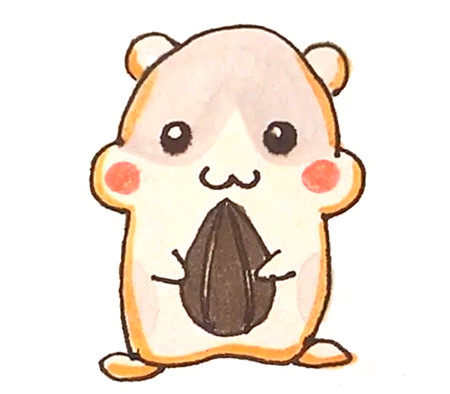 儿童画画怎么画小仓鼠呢,仓鼠的笼子怎么画最简单画法