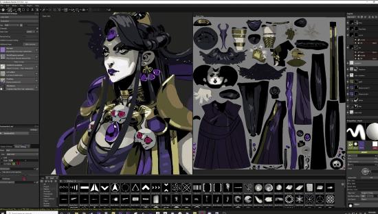 supergiant画师,游戏人物3d建模怎么做