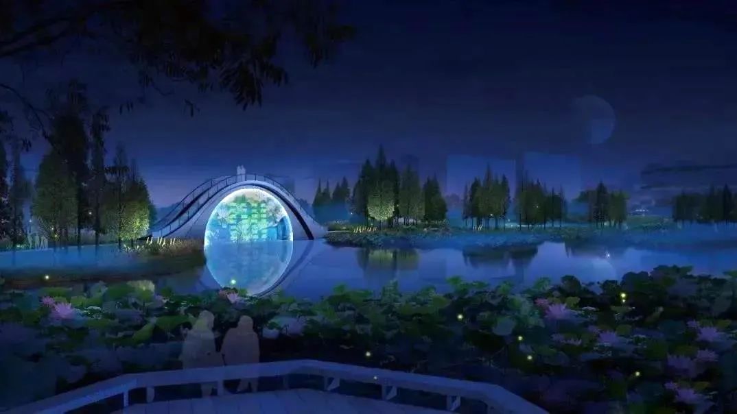 双湖环绕大学城,双湖奇观城东大学城