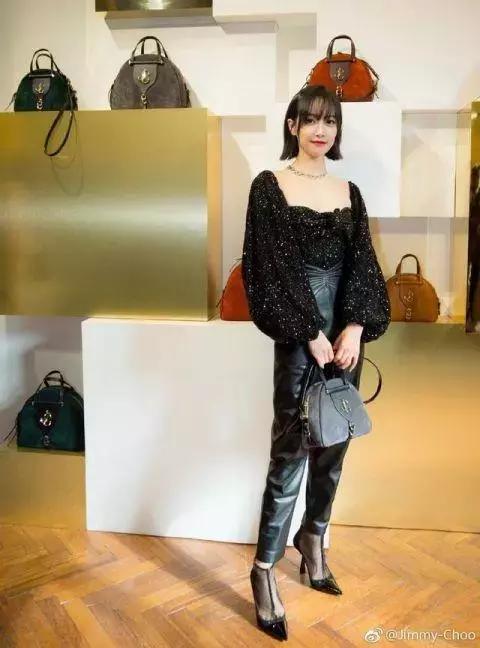 米兰时装周明星合影,明星米兰时装周造型刘诗诗