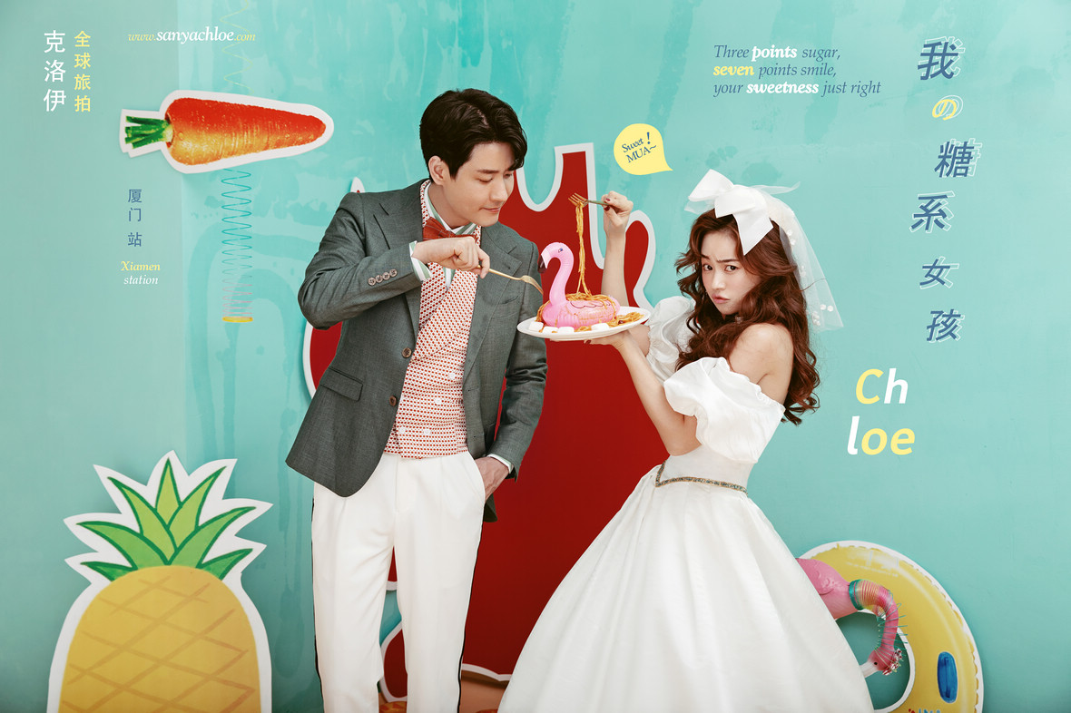 韩式风格的婚纱照图片,简约韩式婚纱照风格和场景