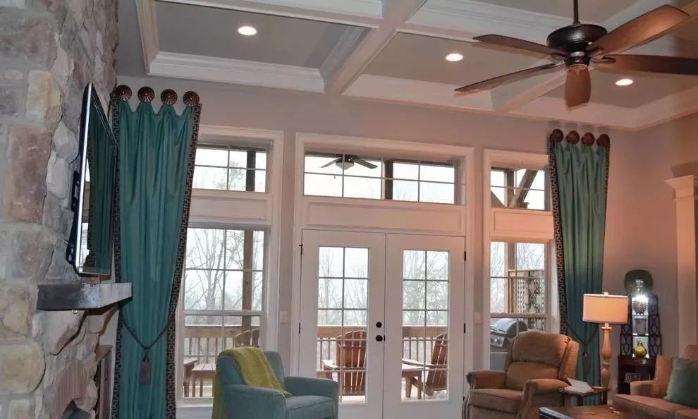 别墅窗帘的款式图片,别墅窗帘100个新款