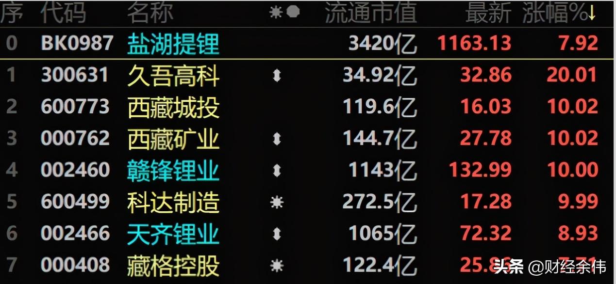 盐湖提锂未来翻倍股,盐湖提锂概念股图