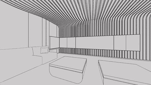 直线优雅,流线迷幻——南昌私人会所改造项目