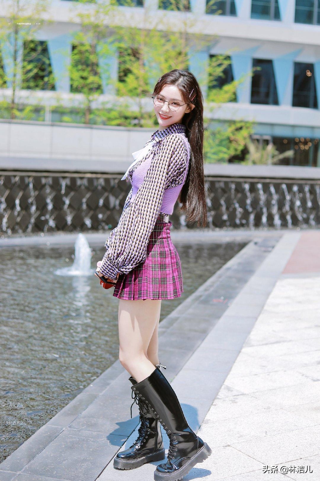 许佳琪因颜值太高被赞,许佳琪造型女团范十足