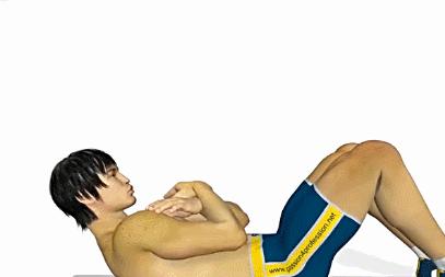 腹部卷腹的正确锻炼方法,卷腹动作锻炼的正确方法3分钟