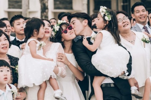 贾静雯补办婚纱照,巴厘岛复婚