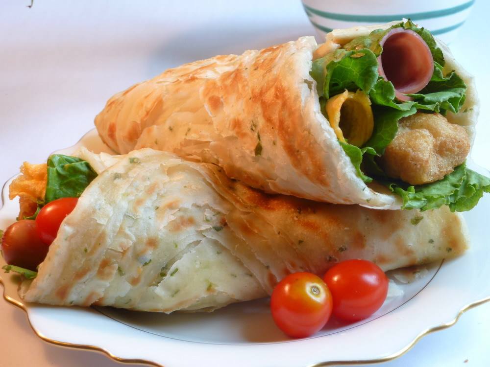 大饼卷万物，卷起烟火气，抚我凡人心，安我凡人胃-自制手抓饼