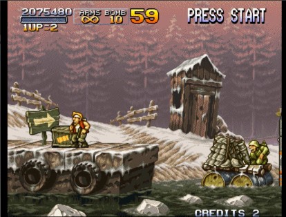 街机合金弹头boss大全,合金弹头2双人同屏恐怖彩蛋