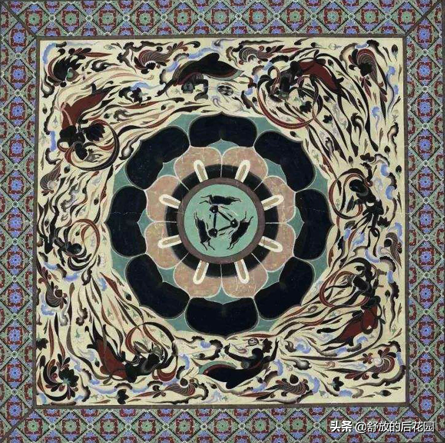 嫦娥五号带回的月图长什么样,神秘三兔共耳图片