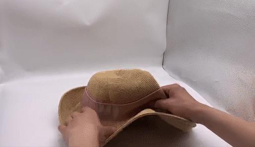 新型女士帽,户外防晒女帽折叠