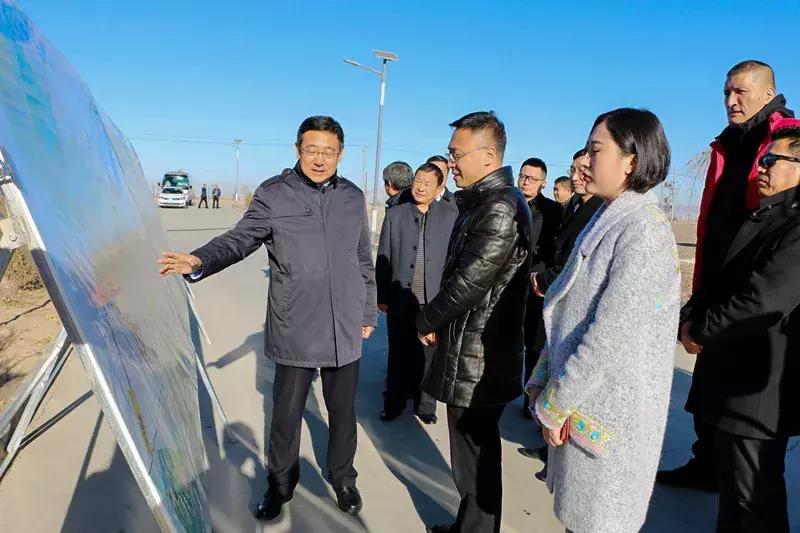 深蓝国际董事局主席丁凯赴甘肃省张掖市考察