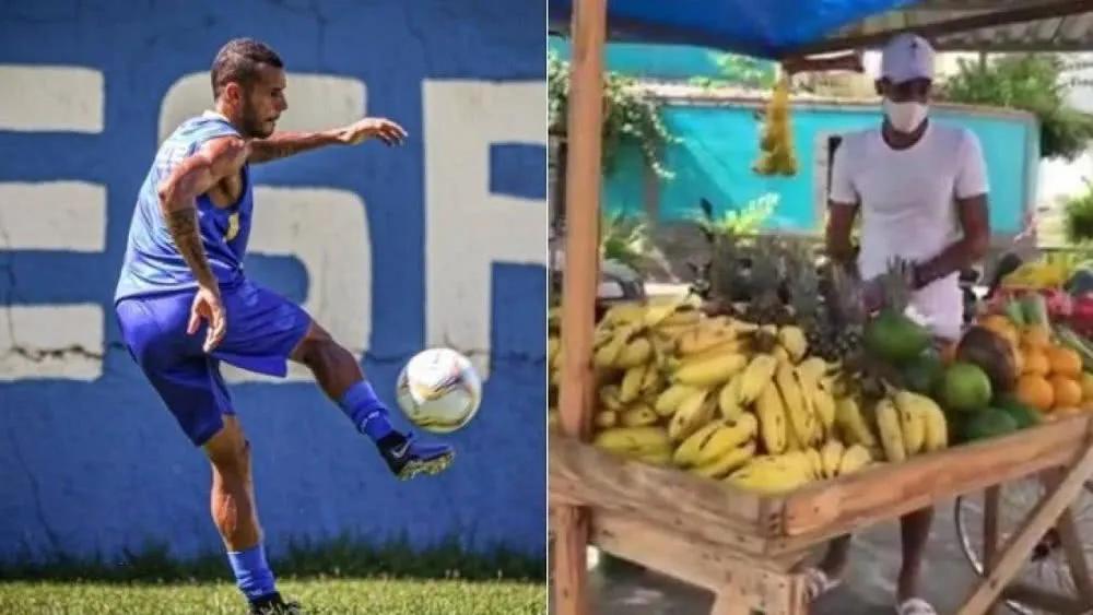 足球摆地摊,巴西球员街头足球沙滩足球