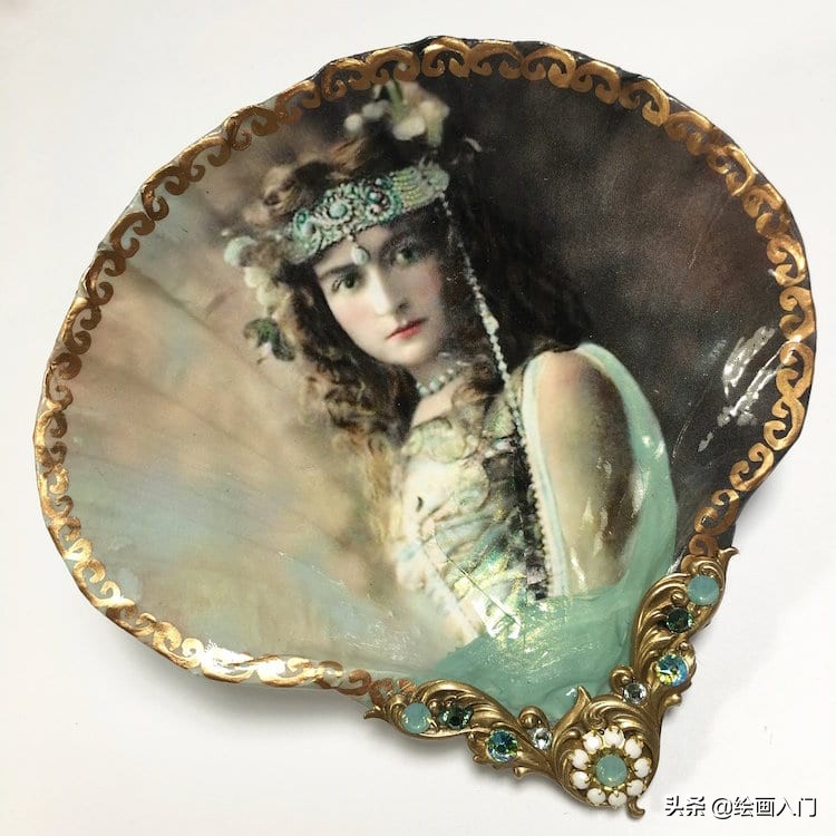 把贝壳做成精美饰品教程,古代贝壳装饰画