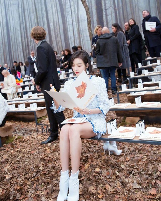 刘雯香奈儿看秀,刘雯香奈儿七夕大片