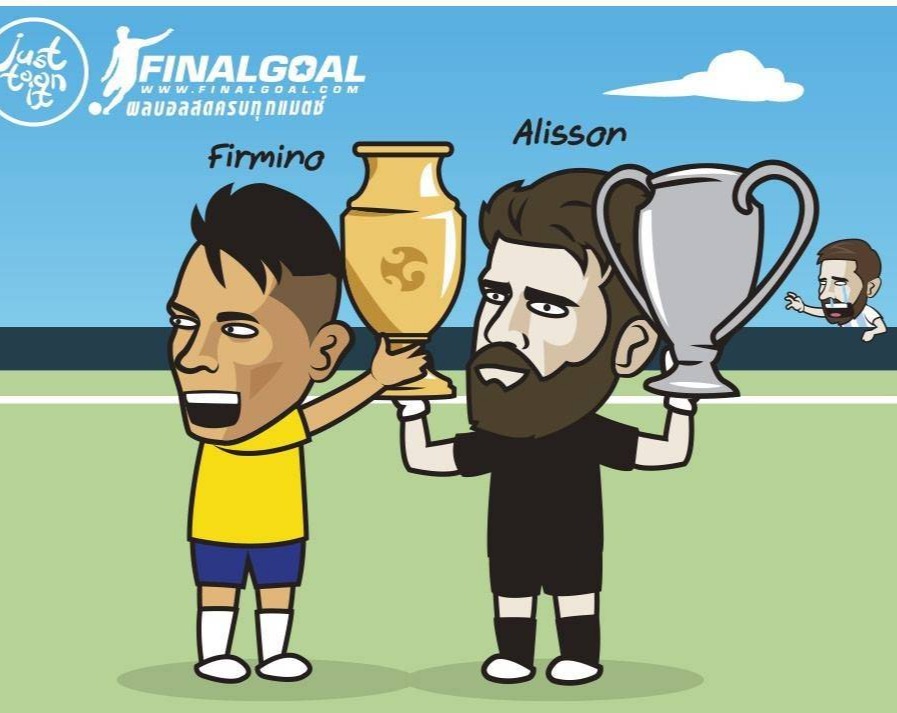 国外也有段子手：桑巴铁粉马特奥，人生赢家阿利松