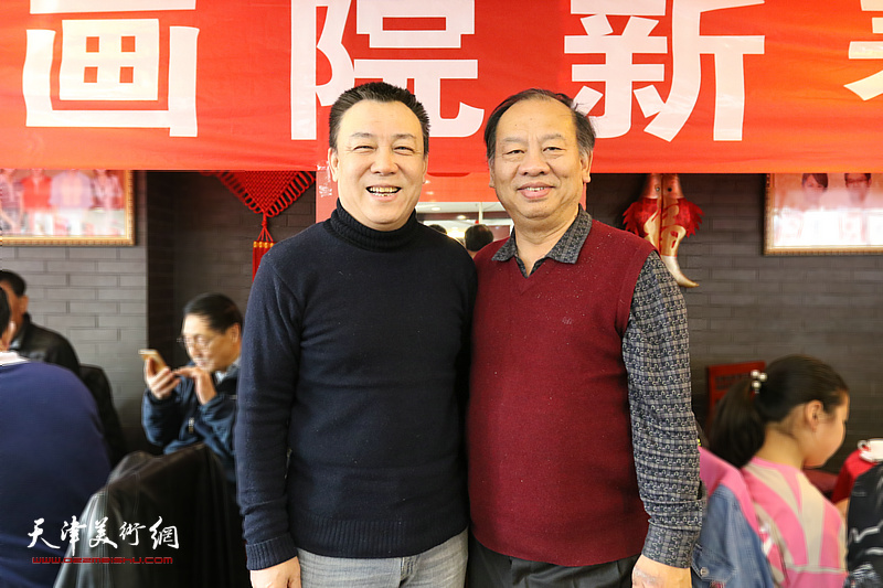 巨龙画院新春团拜活动在江泽福轩大饭店举行