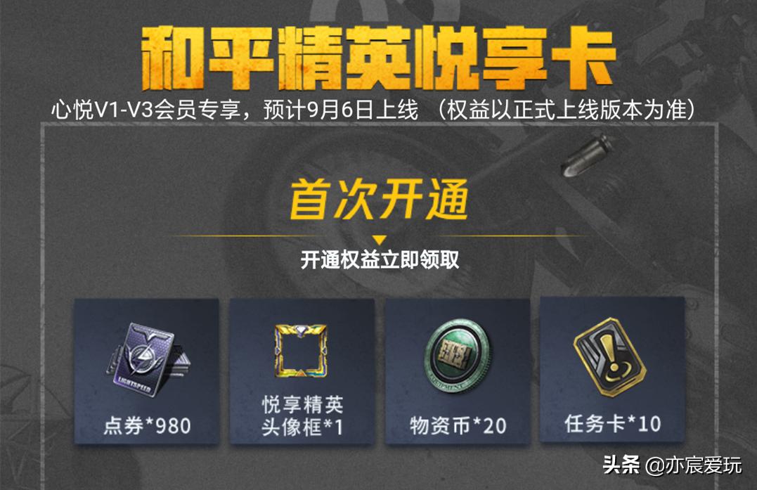 和平精英心悦会员当场返980点券吗,和平精英第二次怎么开通心悦特权