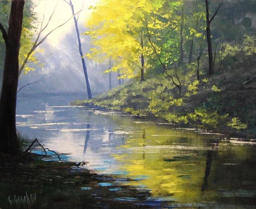 世界级风景大师的油画作品,世界著名油画大师的风景油画