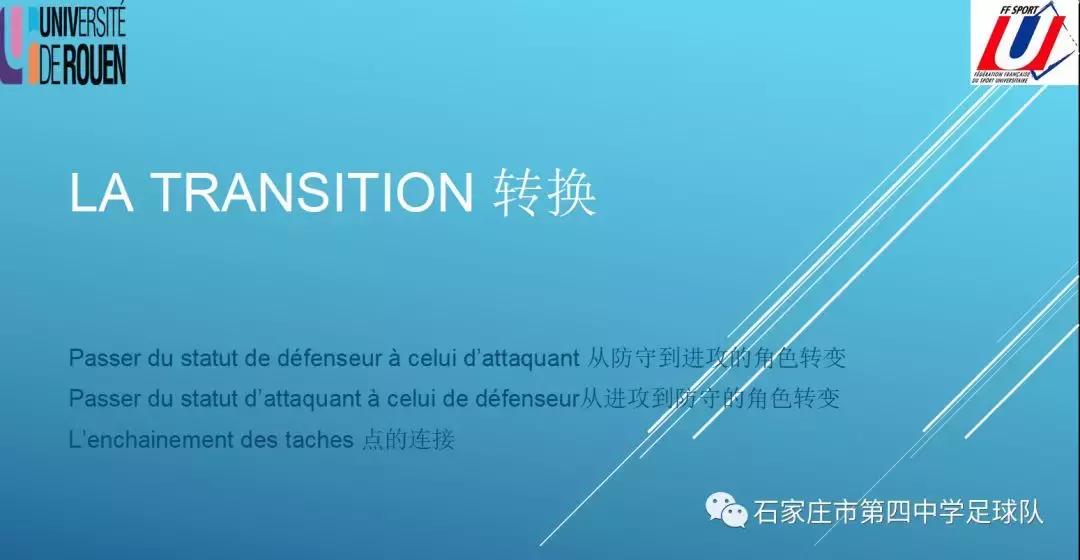 石家庄四中足球青训思路来自法国