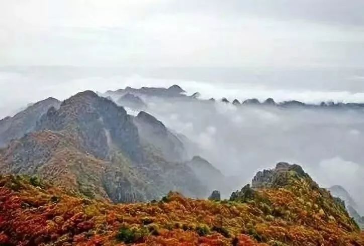 巍巍太行山山峰险峻,太行山奇峰峻岭