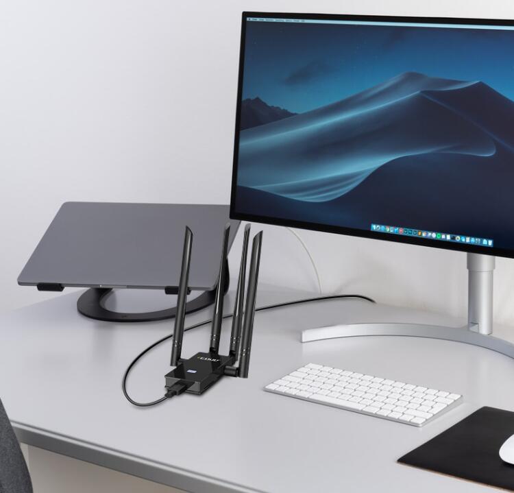 千兆网卡非选Wi-Fi6不可？翼联EDUP1622无线网卡强劲穿墙又快又稳