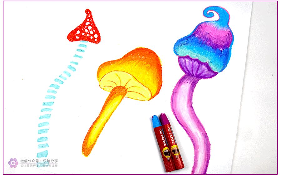 奇幻森林的儿童绘画作品,怎么画森林精灵儿童画