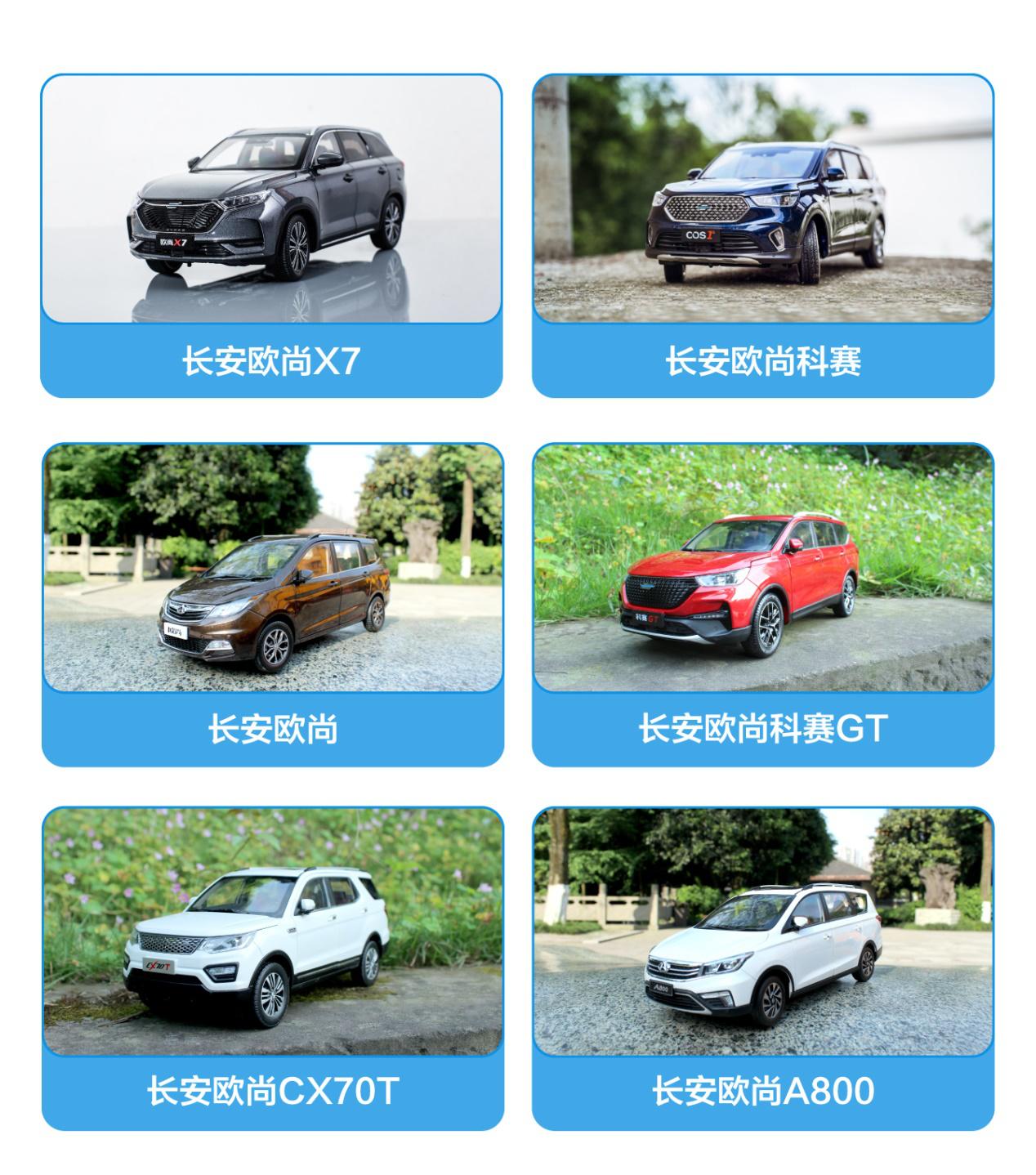 车模收藏埃尔法,长安欧尚车模