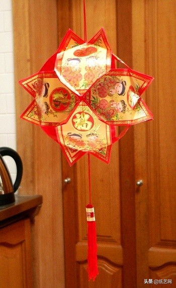 用红包制作春节灯笼简单又好看,怎么用红包做一个新年灯笼