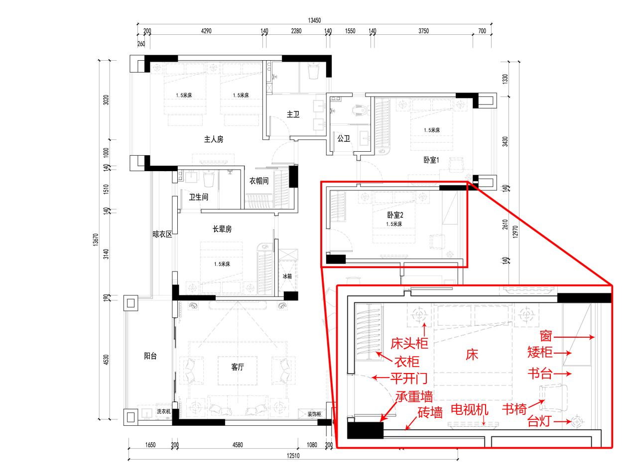 装修房子看到设计图应该看哪些,看装修设计平面图应该注意什么