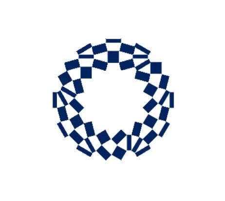 设计东京奥运会logo,用数学线条设计logo