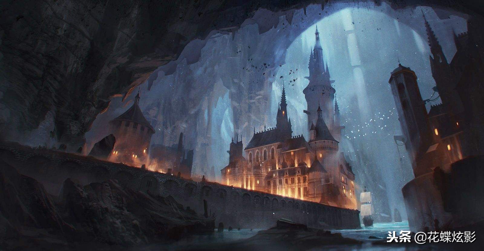 chatgpt场景原画,宏大的游戏场景原画图片