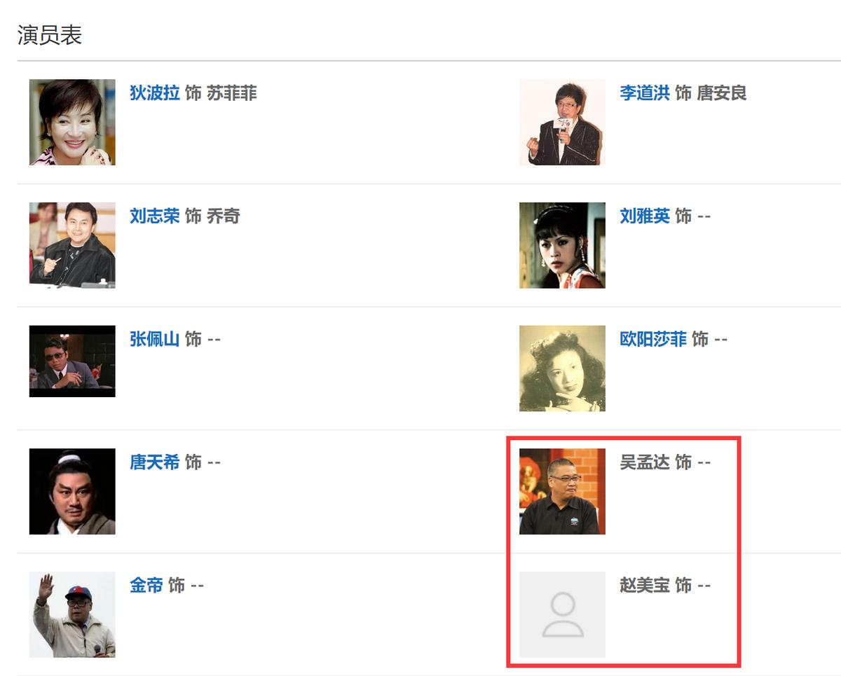 吴孟达搭档赵美宝,吴孟达老搭档赵美宝