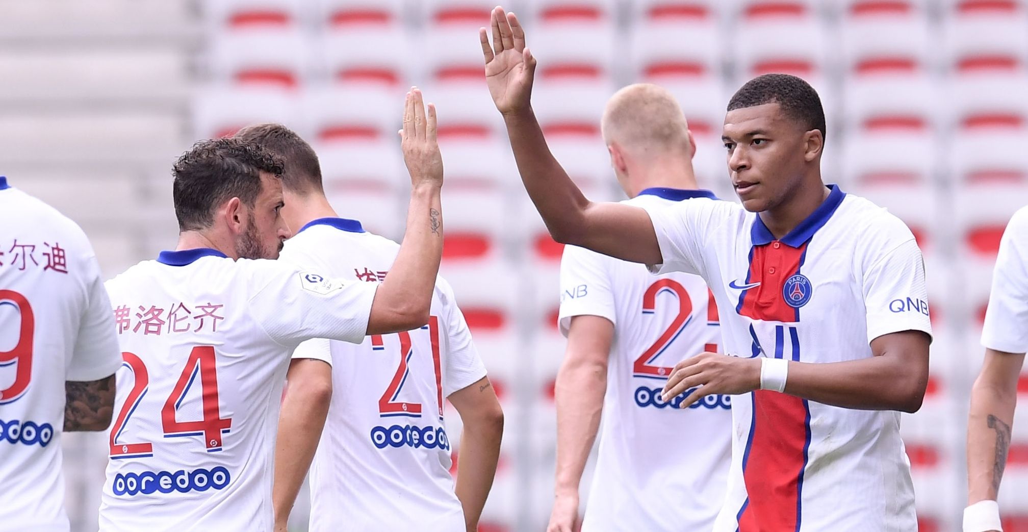 巴黎圣日耳曼穿中文球衣比赛回放,巴黎圣日耳曼2019-2020客场球衣