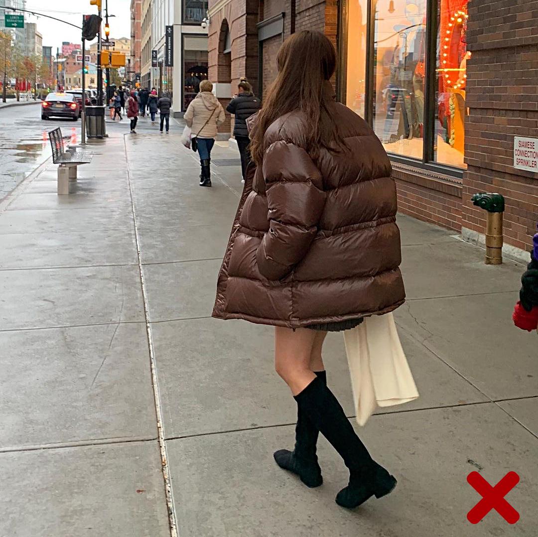 小个子140显高穿搭羽绒服,小个子冬季羽绒服搭配显瘦显高