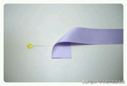 2.5厘米丝带古风蝴蝶结发饰教程,儿童古风丝带蝴蝶结发饰diy教程