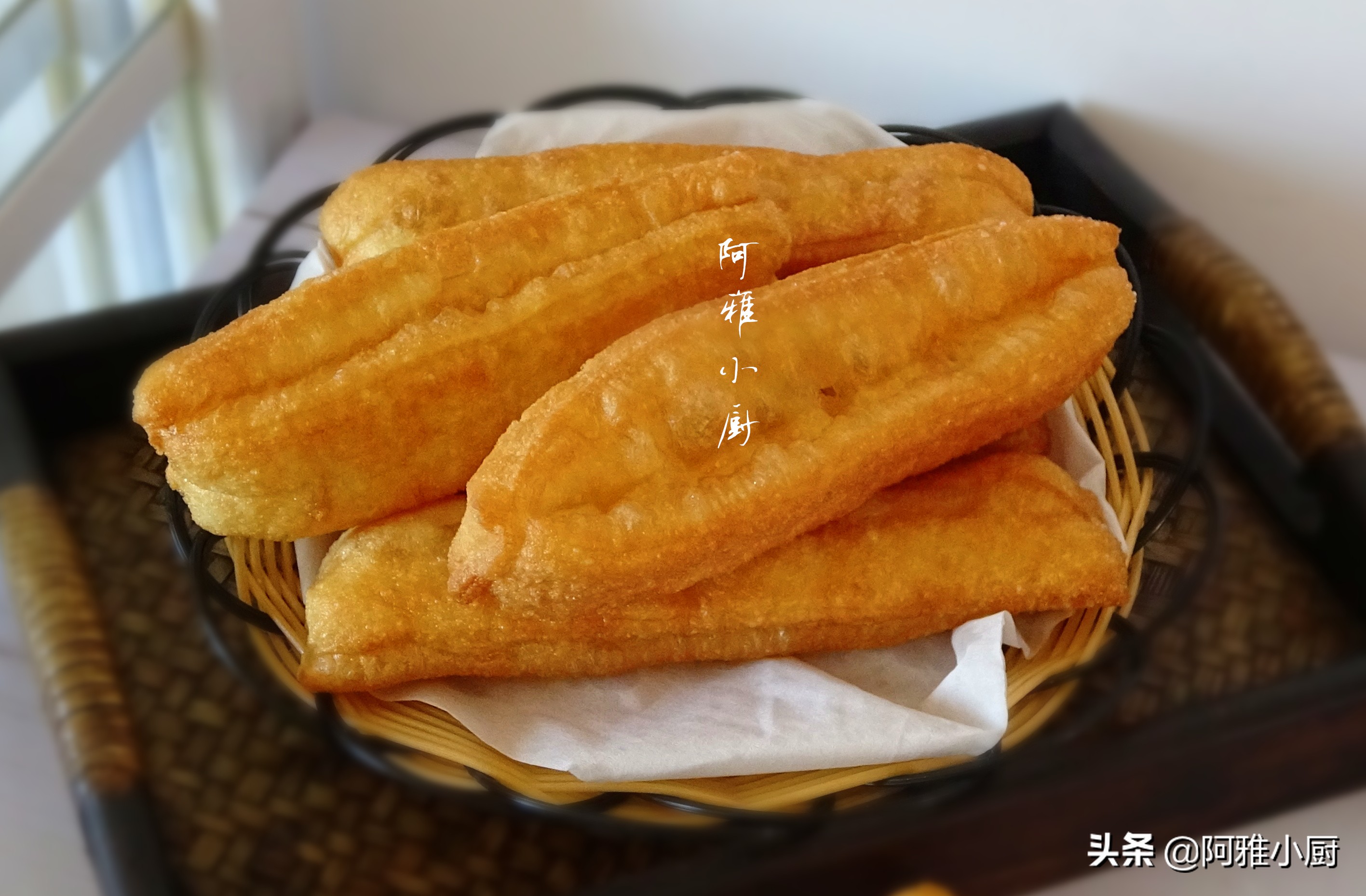 蓬松酥脆大油条的做法,不用泡打粉的油条怎么做酥脆松软