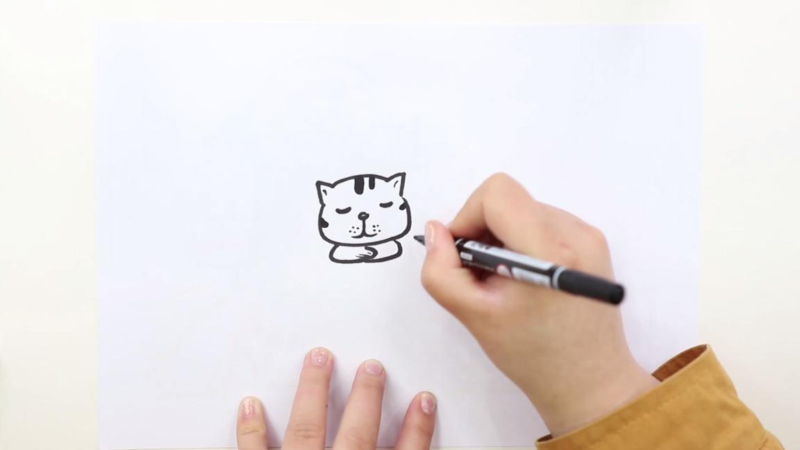 可爱小动物简笔画儿童画,可爱小动物简笔画呆萌儿童画