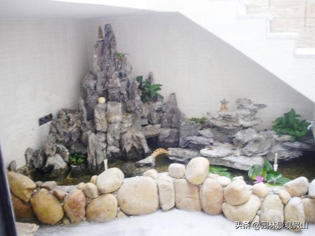 室内假山鱼池优缺点,室内置假山对身体好吗