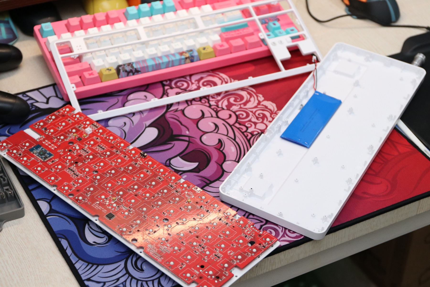 k870t键盘,黑爵k870t键盘怎么拆