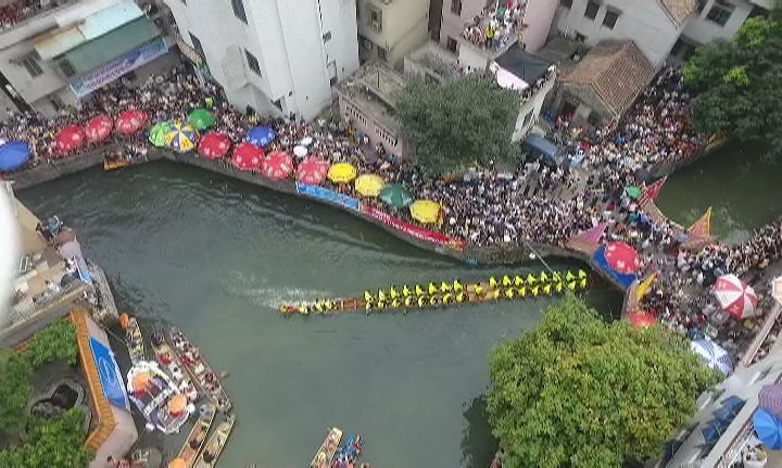 中国佛山龙船漂移,学习强国龙舟快闪