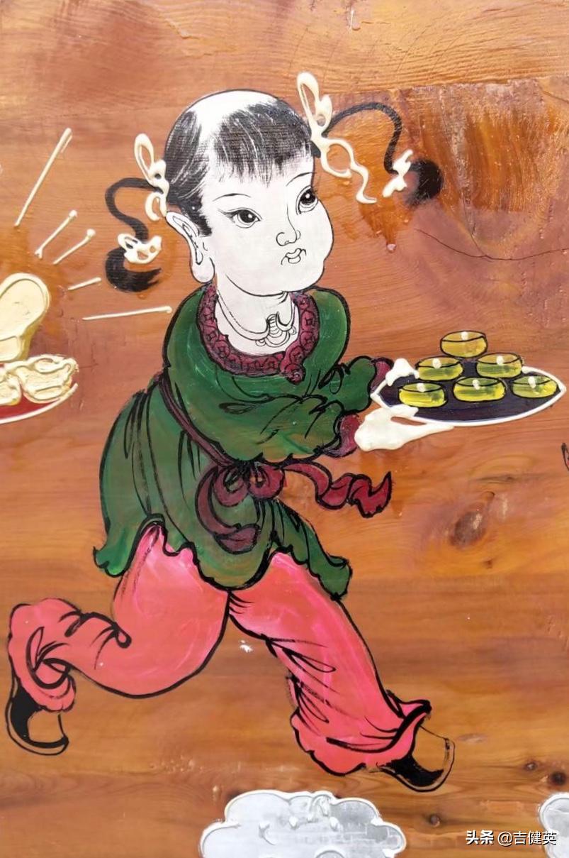 陇西丧葬画棺,甘肃陇西传统棺图片