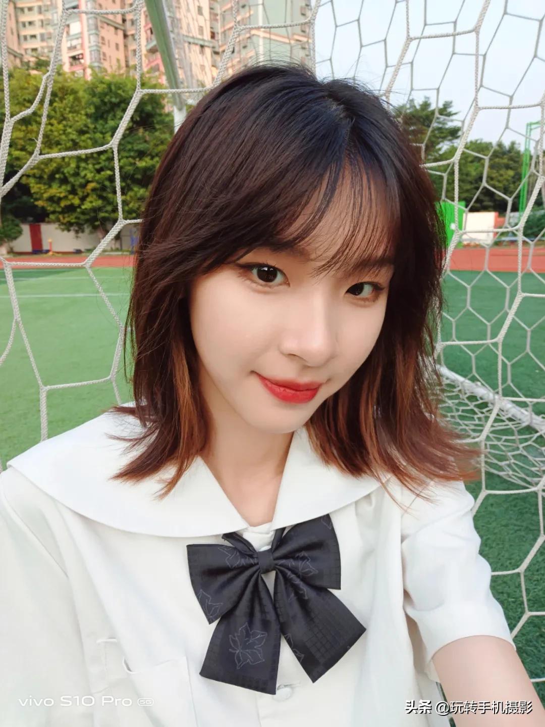 校园风自拍姿势大全,校园小清新自拍