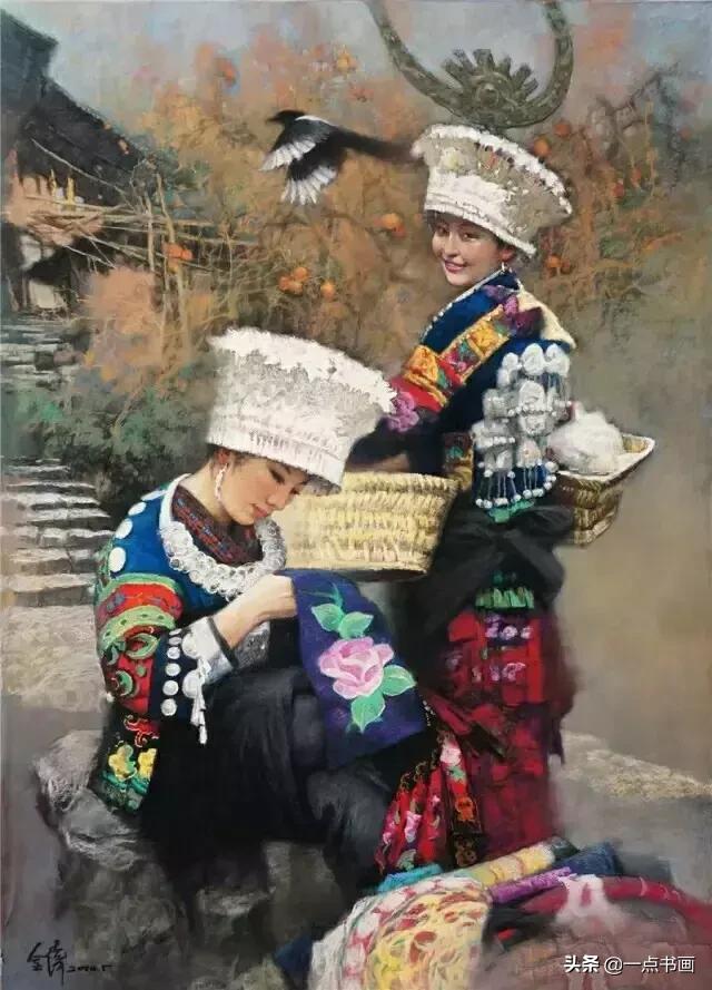 中外绘画作品赏析对比差异,中外绘画艺术作品比较欣赏