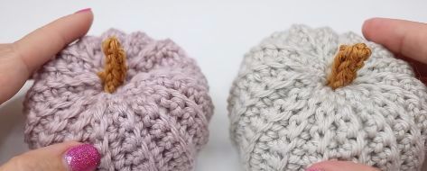 中号南瓜的钩织全教程,各种小南瓜钩织教程