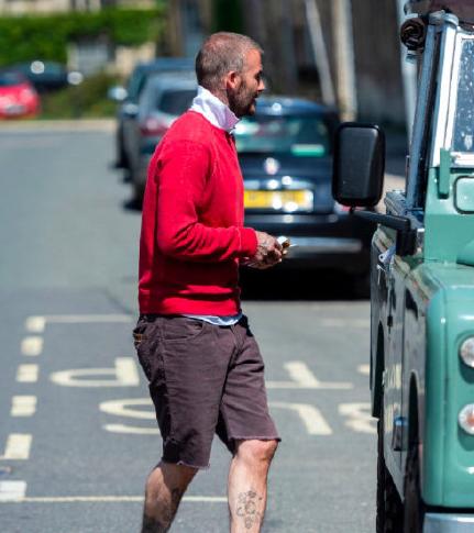 贝克汉姆年轻时期帅照,贝克汉姆个人照