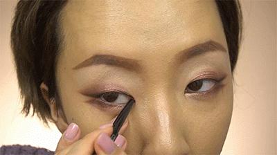 单眼皮眼妆的画法初学者视频,圆眼单眼皮内眦赘皮眼妆画法