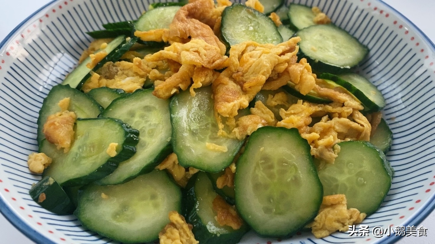 黄瓜炒鸡蛋怎么做不咸,黄瓜炒鸡蛋怎么做最方便