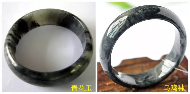 水墨玉与乌鸡种翡翠的区别,翡翠乌鸡和青花区别图解